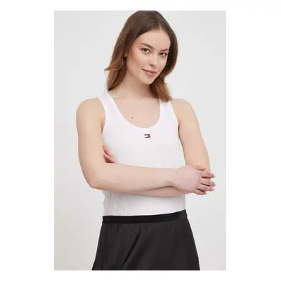 Top Tommy Hilfiger dámský, bílá barva, WW0WW41127