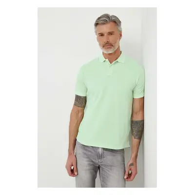 Bavlněné polo tričko Pepe Jeans NEW OLIVER GD zelená barva, PM542099