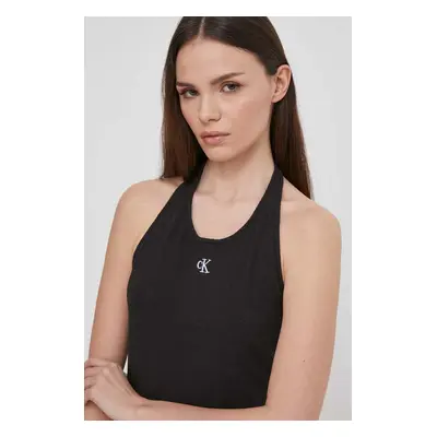 Top Calvin Klein Jeans dámský, černá barva, J20J223101