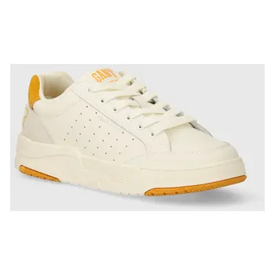 Kožené sneakers boty Gant Ellizy béžová barva, 28531483.G277