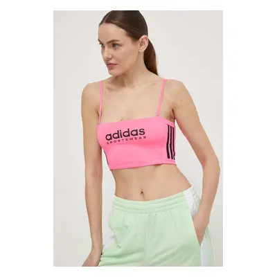 Top adidas TIRO dámský, růžová barva, IS0730