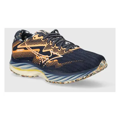 Běžecké boty Mizuno Wave Rider 27 - Roxy tmavomodrá barva, J1GD2358