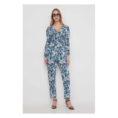 Overal Pepe Jeans CASANDRA PRINT s výstřihem do v, PL230486