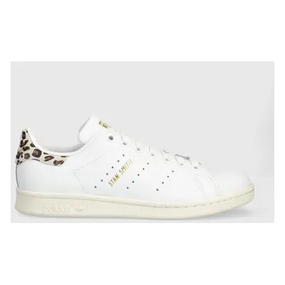 Kožené sneakers boty adidas Originals Stan Smith bílá barva, IE4634