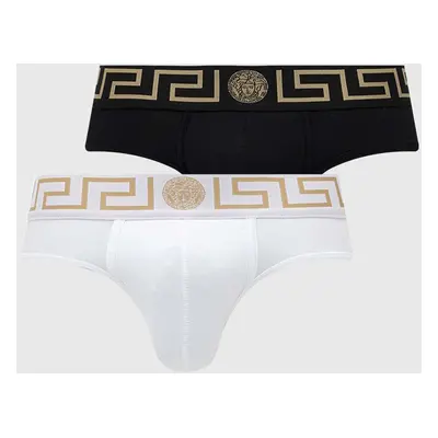 Spodní prádlo Versace (2-pack) pánské, černá barva, AU10180 A232741