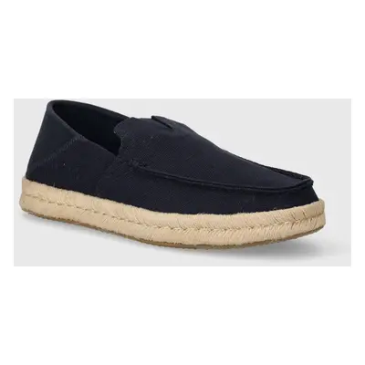 Espadrilky Toms Alonso Loafer Rope tmavomodrá barva, 10020889