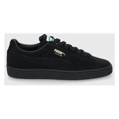 Semišové boty Puma Suede Classic XXI černá barva, 37491512, 374915