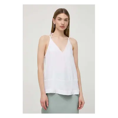 Top Armani Exchange bílá barva, 3DYH45 YN9RZ