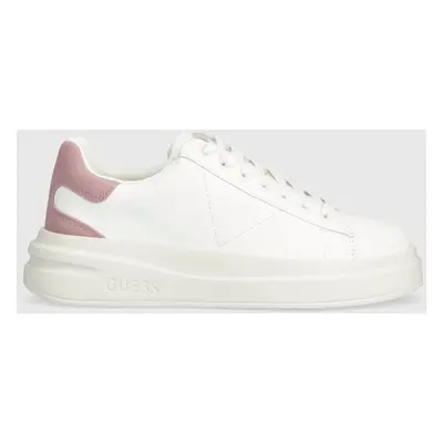 Sneakers boty Guess ELBINA bílá barva, FLJELB LEA12