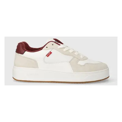 Sneakers boty Levi's GLIDE bílá barva, 235200.251