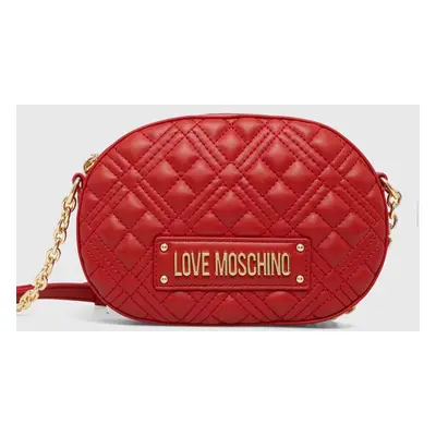 Kabelka Love Moschino červená barva, JC4207PP0CKA0