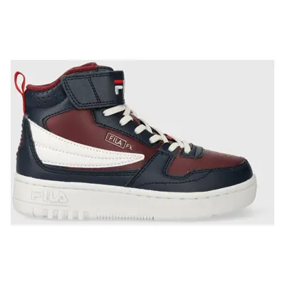 Dětské sneakers boty Fila FXVENTUNO velcro mid tmavomodrá barva