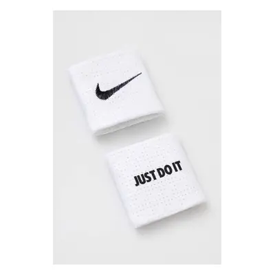 Náramky Nike 2-pack bílá barva