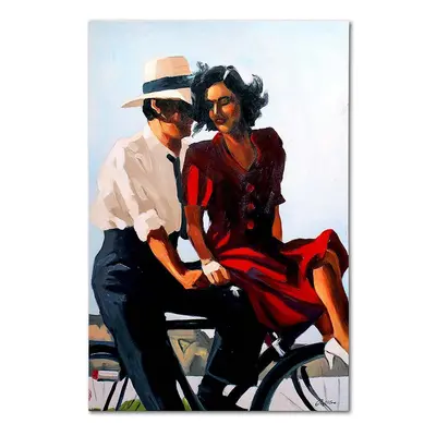 Reprodukce malovaná olejem Jack Vettriano, Lazy Hazy Days