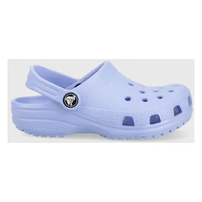 Pantofle Crocs CLASSIC KIDS CLOG fialová barva