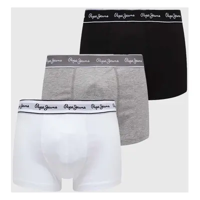 Boxerky Pepe Jeans TK 3P 3-pack pánské, šedá barva, PMU10975.933