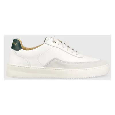 Kožené sneakers boty Filling Pieces Mondo Squash bílá barva, 46733331901