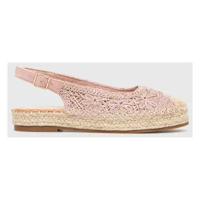 Espadrilky Answear Lab růžová barva