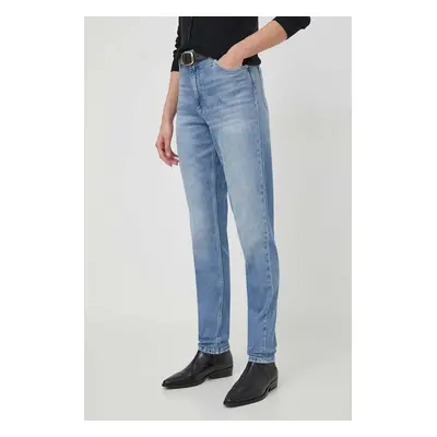 Džíny Calvin Klein Jeans Mom Jean dámské, high waist, J20J222764