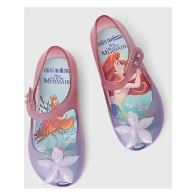 Dětské balerínky Melissa ULTRAGIRL LITTLE, x Disney fialová barva