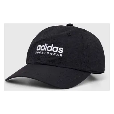 Kšiltovka adidas černá barva, s aplikací, IP6315