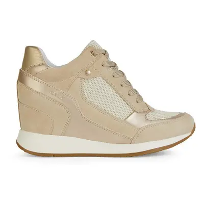 Sneakers boty Geox D NYDAME béžová barva, D540QA 022AS C6738