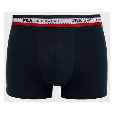 Boxerky Fila pánské, tmavomodrá barva