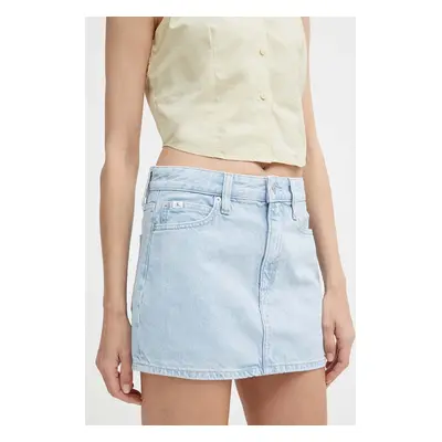 Džínová sukně Calvin Klein Jeans mini, J20J222828