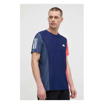 Běžecké tričko adidas Performance Own the Run tmavomodrá barva, IK4997