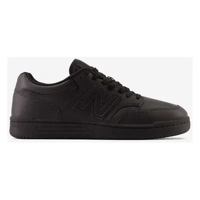 Kožené sneakers boty New Balance BB480L3B černá barva, BB480L3B-L3B