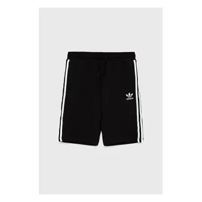 Dětské kraťasy adidas Originals H32342 černá barva, hladké, nastavitelný pas