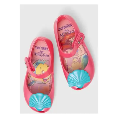 Dětské balerínky Melissa ULTRAGIRL LITTLE, x Disney růžová barva