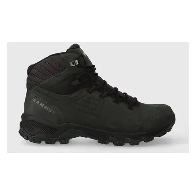 Boty Mammut Mercury IV Mid GTX pánské, černá barva, lehce zateplené, 3030.04710