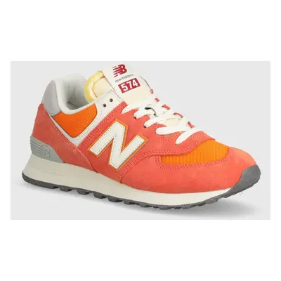 Sneakers boty New Balance 574 oranžová barva, U574RCB