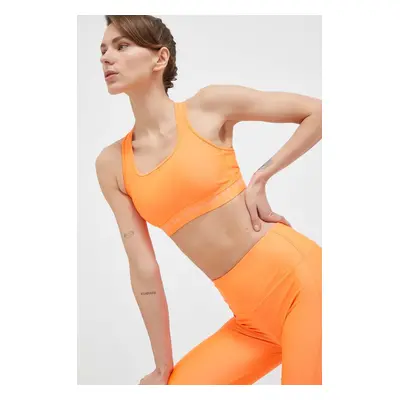 Sportovní podprsenka Under Armour Crossback oranžová barva, 1361034