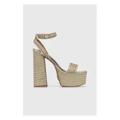 Sandály Steve Madden Layered zlatá barva, SM11002428