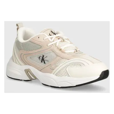 Sneakers boty Calvin Klein Jeans YW0YW00891 RETRO TENNIS SU-MESH W bílá barva, YW0YW00891