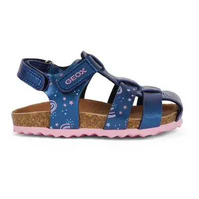 Dětské sandály Geox SANDAL CHALKI tmavomodrá barva