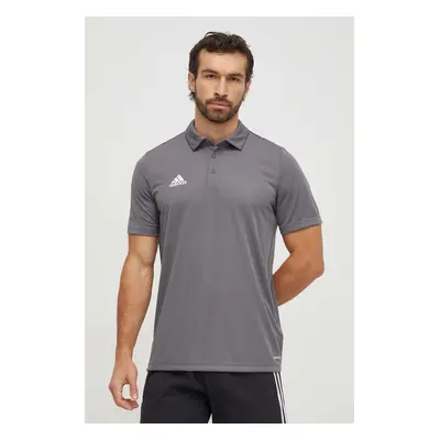 Tréninkové polo tričko adidas Performance Entrada 22 šedá barva, H57486