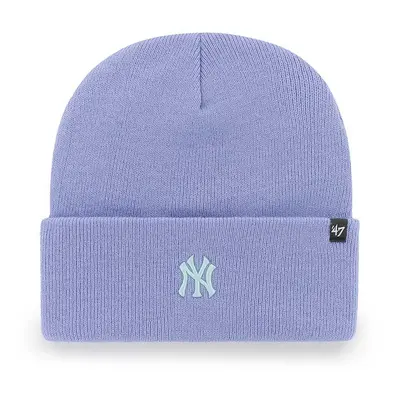 Čepice 47brand Mlb New York Yankees fialová barva,