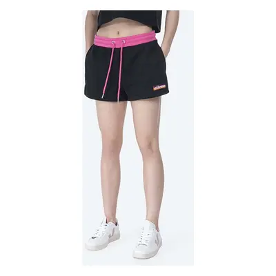 Kraťasy Ellesse Tang dámské, černá barva, s aplikací, medium waist, SGI11073-WHITE