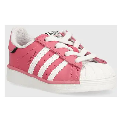 Dětské sneakers boty adidas Originals SUPERSTAR růžová barva