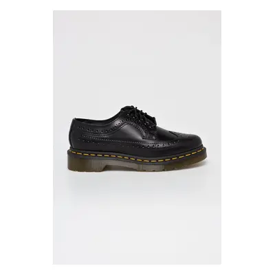 Polobotky Dr. Martens 3989 černá barva, na plochém podpatku, 22210001