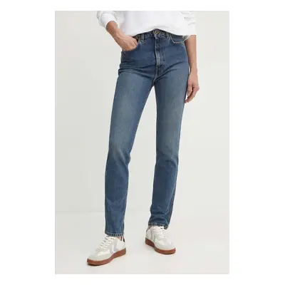 Džíny Pepe Jeans SLIM JEANS UHW dámské, tmavomodrá barva, PL204590HW7