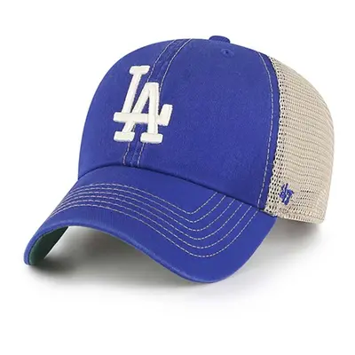 Kšiltovka 47brand MLB Los Angeles Dodgers tmavomodrá barva, vzorovaná, B-TRWLR12GWP-RYC