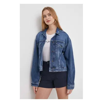 Džínová bunda Pepe Jeans RELAXED JACKET dámská, přechodná, oversize, PL402392HU8