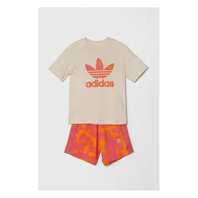 Dětská souprava adidas Originals růžová barva