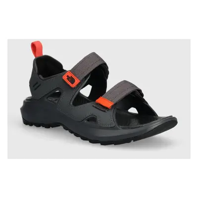 Sandály The North Face Hedgehog Sandal III pánské, šedá barva, NF0A46BHIGP1