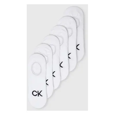 Ponožky Calvin Klein 6-pack pánské, bílá barva, 701220501