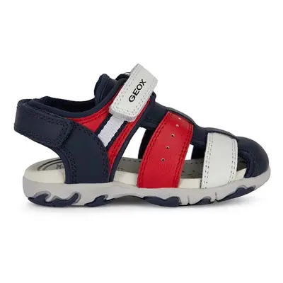 Dětské sandály Geox SANDAL FLAFFEE tmavomodrá barva